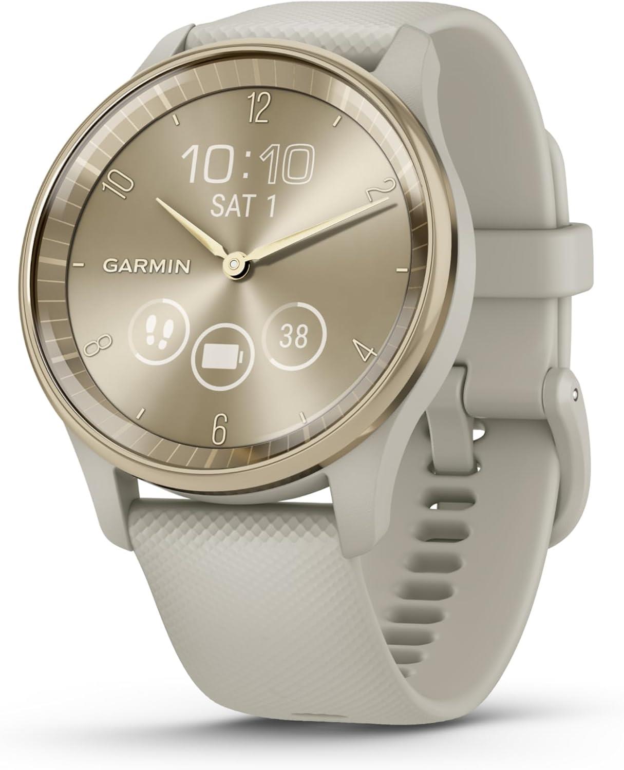 Garmin Vivomove Trend Stylish Activity Monitor Sports Watch French Grey