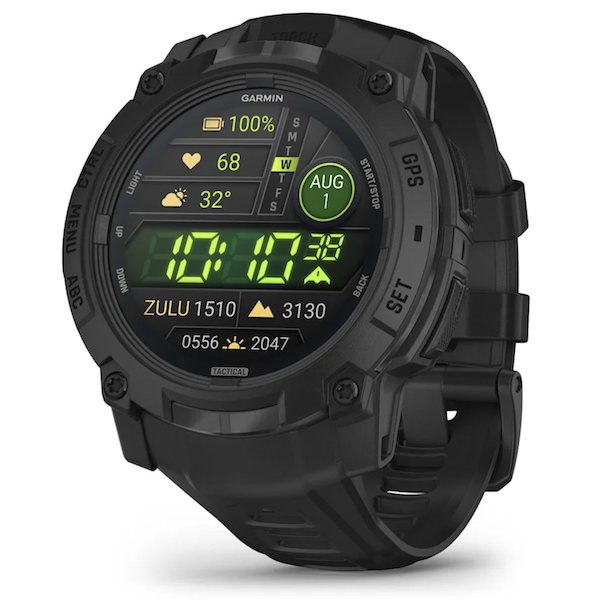 Garmin Instinct 3 Tactical Rugged GPS Sports Watch AMOLED Screen 50mm - Black