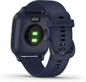 Garmin Venu Sq Music Edition GPS Smartwatch Activity Monitor Watch - Navy Blue