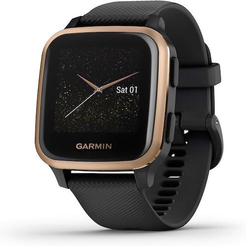 Garmin Venu Sq Music Edition GPS Smartwatch Activity Monitor Watch - Rose Gold