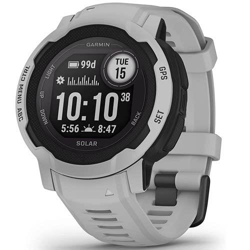 Garmin Instinct 2 Solar Rugged GPS Heart Rate Monitor - Mist Grey Newly Overhauled