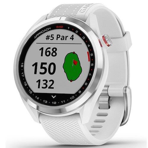 Garmin Approach S42 Golf Watch Sports GPS - Silver White Newly Overhauled