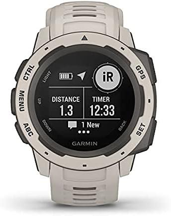 Garmin Instinct Waterproof GPS Multisport Smart Watch Heart Rate Monitor - Tundra
