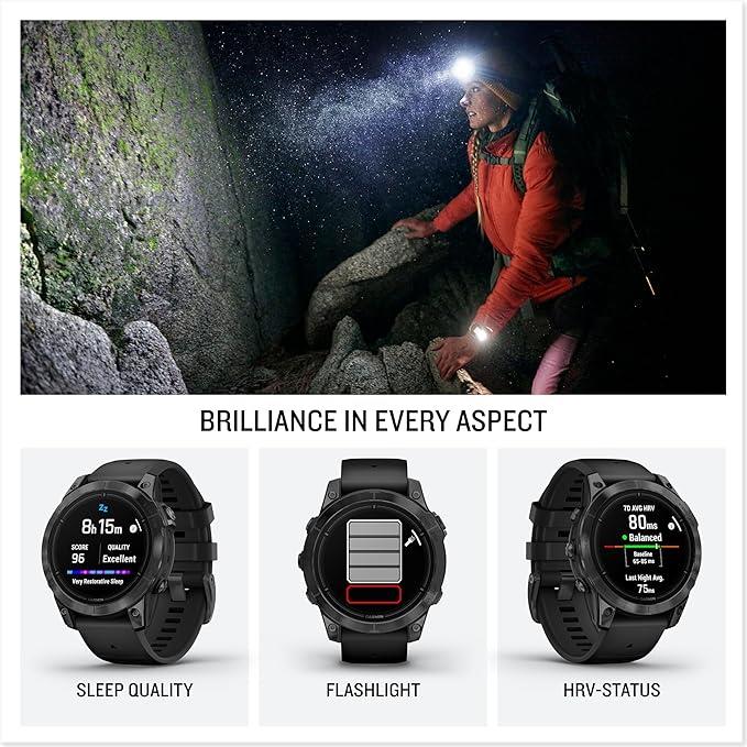 Garmin Epix Pro GEN 2 Premium GPS Sports Watch Heart Rate Monitor Black - 47mm