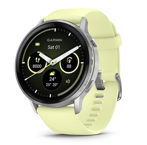 Garmin Venu 4 Premium GPS Sports Watch AMOLED Flashlight 45mm - Citron SIlver
