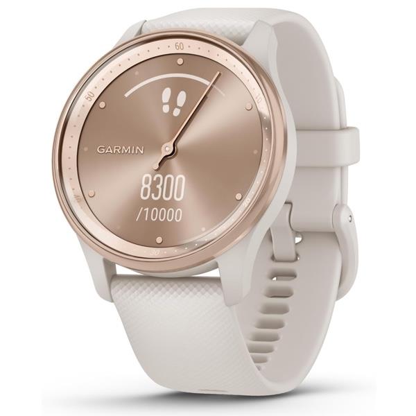 Garmin Vivomove Trend Stylish Activity Monitor Sports Watch White Cream
