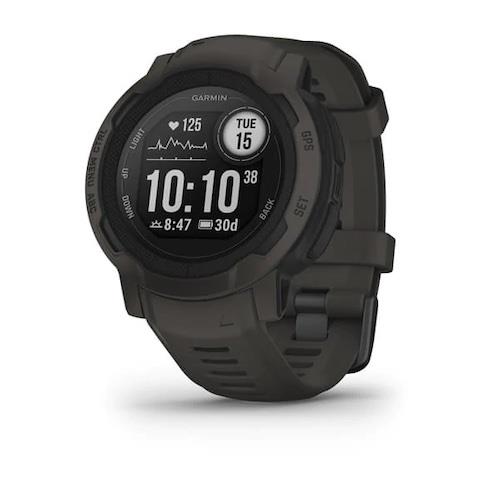 Garmin Instinct 2 Rugged GPS Smartwatch Heart Rate Monitor - Graphite