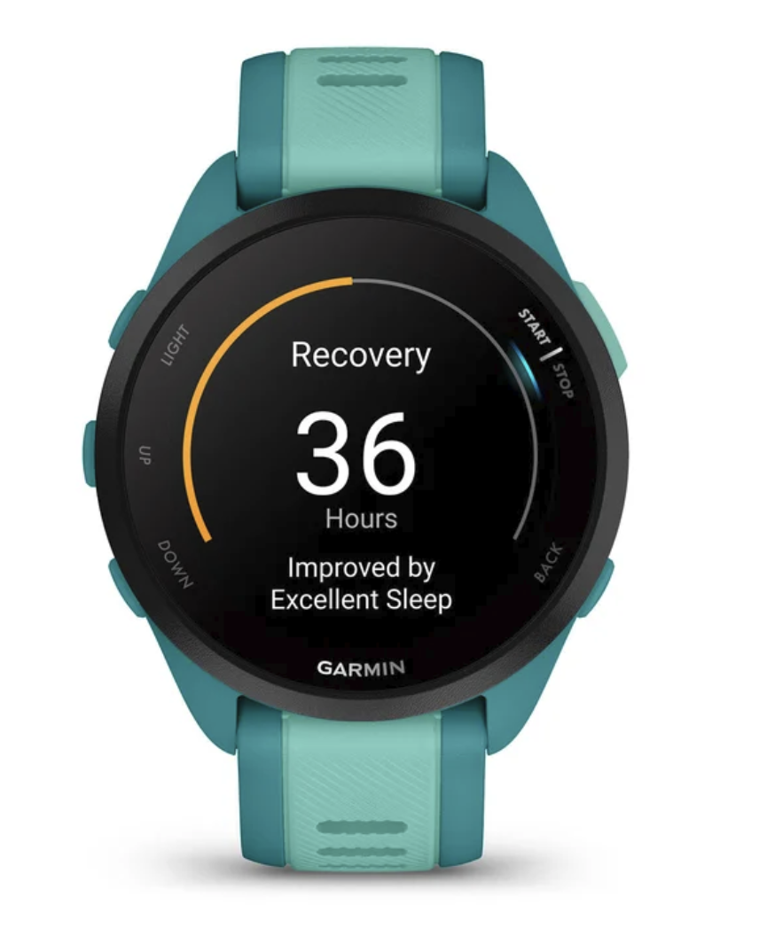 Garmin Forerunner 165 Music Running Smartwatch GPS Heart Rate - Turquoise