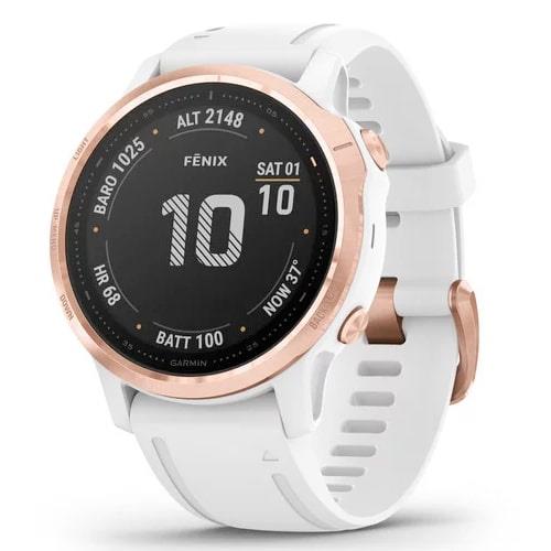 Garmin Fenix 6S Pro GPS Watch Heart Rate Rose Gold Newly Overhauled