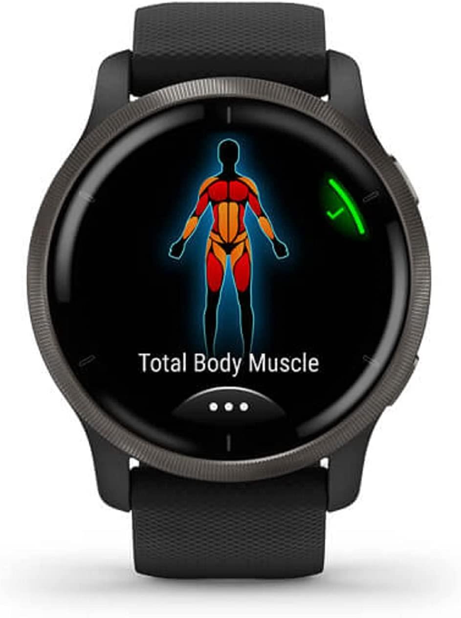 Garmin Venu 2 Smartwatch Heart Rate Monitor GPS Watch AMOLED - Black