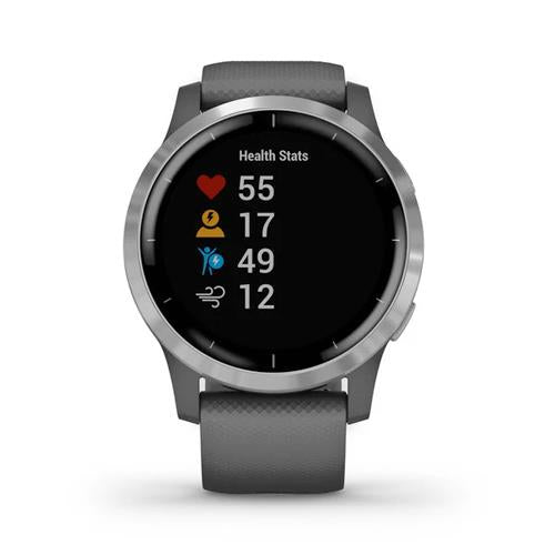 Garmin Vivoactive 4 Multisport HR GPS Sports Watch - Shadow Grey