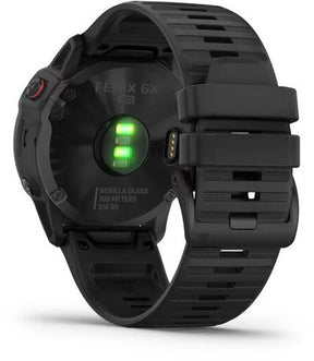 Garmin Fenix 6X Pro Sapphire Black DLC Music WiFi GPS Watch 51MM Black