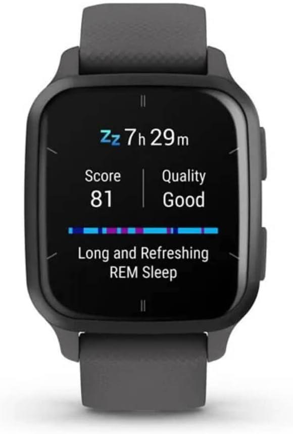 Garmin Venu Sq 2 AMOLED GPS Smartwatch Activity Monitor Shadow Grey Newly Overhauled