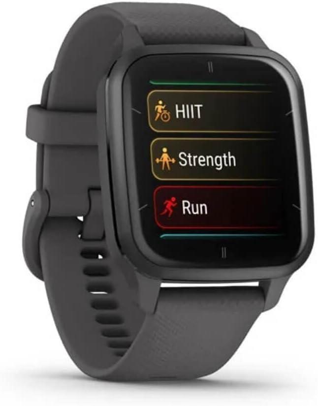 Garmin Venu Sq 2 AMOLED GPS Smartwatch Activity Monitor Shadow Grey Newly Overhauled