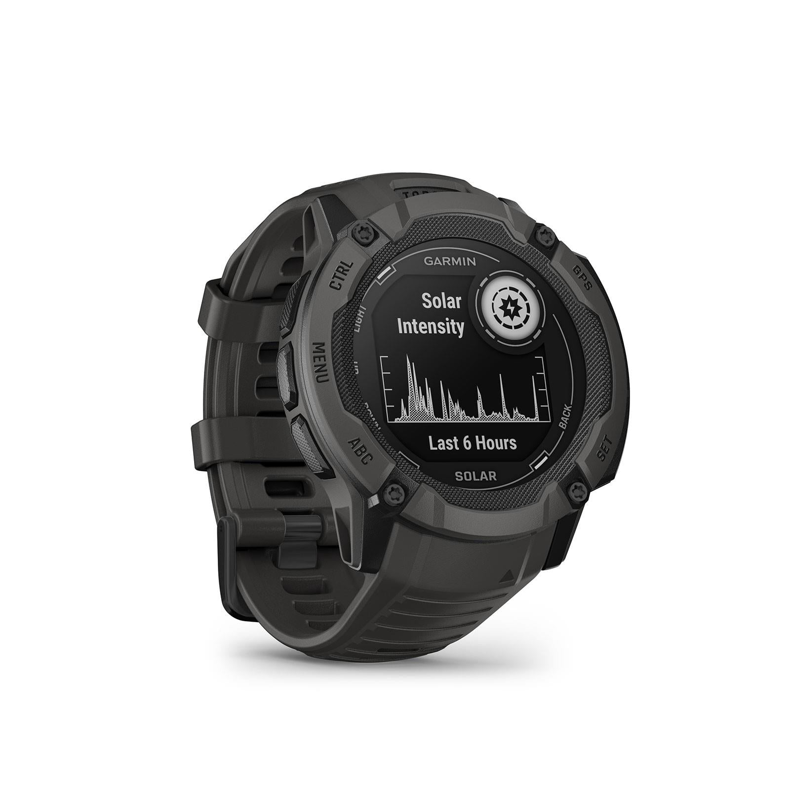 Garmin Instinct 2X Solar Rugged GPS Smartwatch Sports Watch - Graphite Newly Overhauled