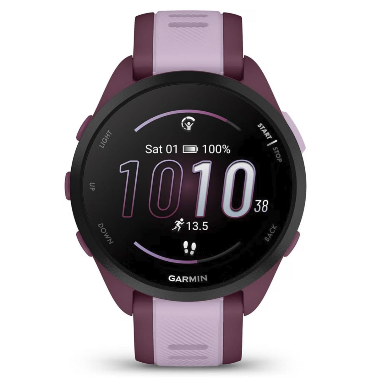 Garmin Forerunner 165 Music Running Smartwatch GPS Heart Rate - Berry Lilac