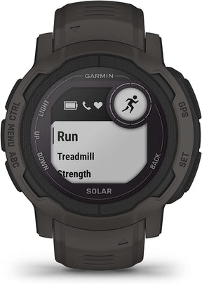 Garmin Instinct 2 Solar Rugged GPS Smartwatch Heart Rate Monitor - Graphite