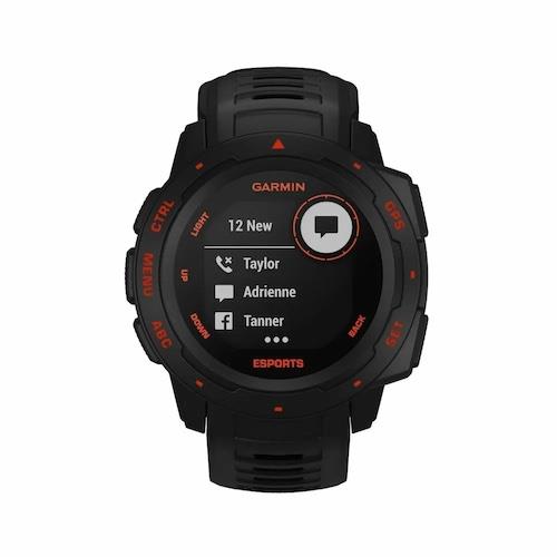 Garmin Instinct Esports Edition GPS Gaming Smartwatch with HRM Newly Overhauled