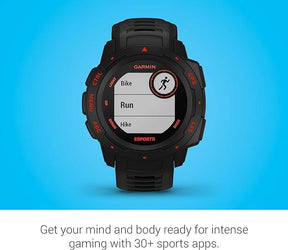 Garmin Instinct Esports Edition GPS Gaming Smartwatch with HRM Newly Overhauled