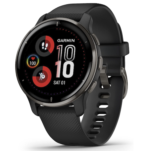 Garmin Venu 2 Plus AMOLED GPS Smart Watch Heart Rate Monitor - Black