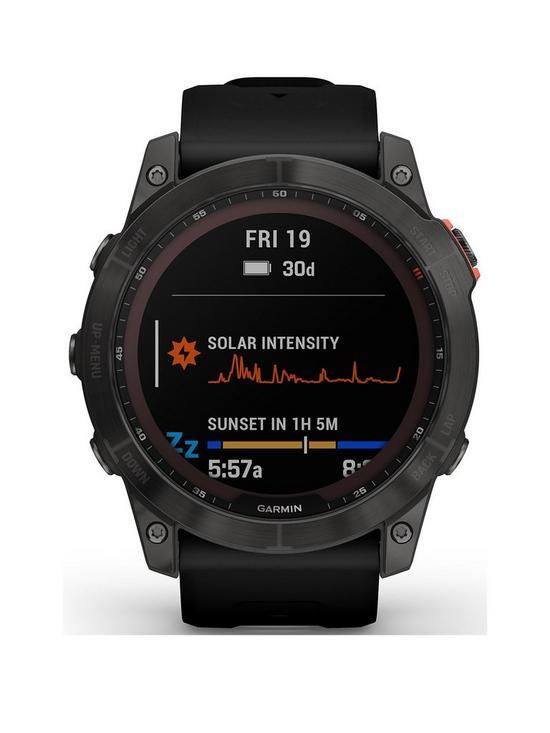 Garmin Fenix 7X Sapphire Solar GPS Watch 51MM Slate Newly Overhauled