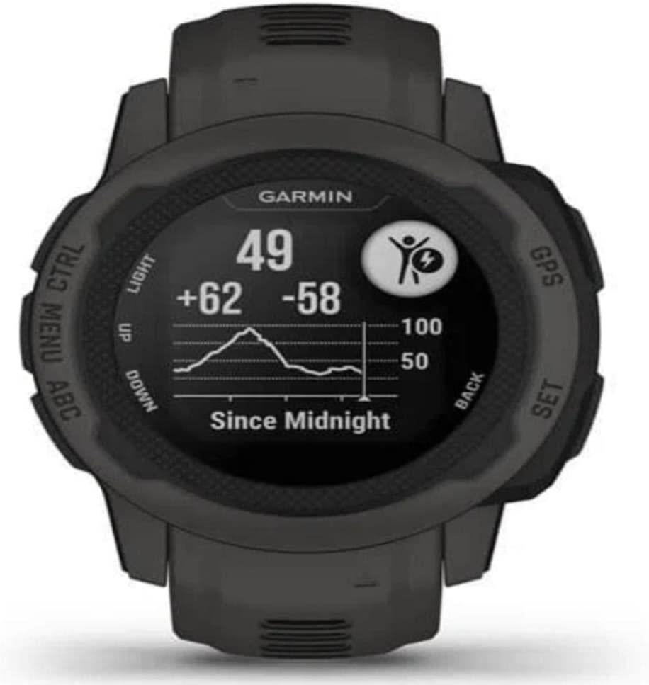 Garmin Instinct 2S Rugged GPS Smartwatch Heart Rate Monitor Small - Graphite