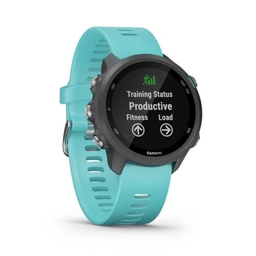 Garmin Forerunner 245 HRM Music GPS Running Watch Aqua Newly Overhauled