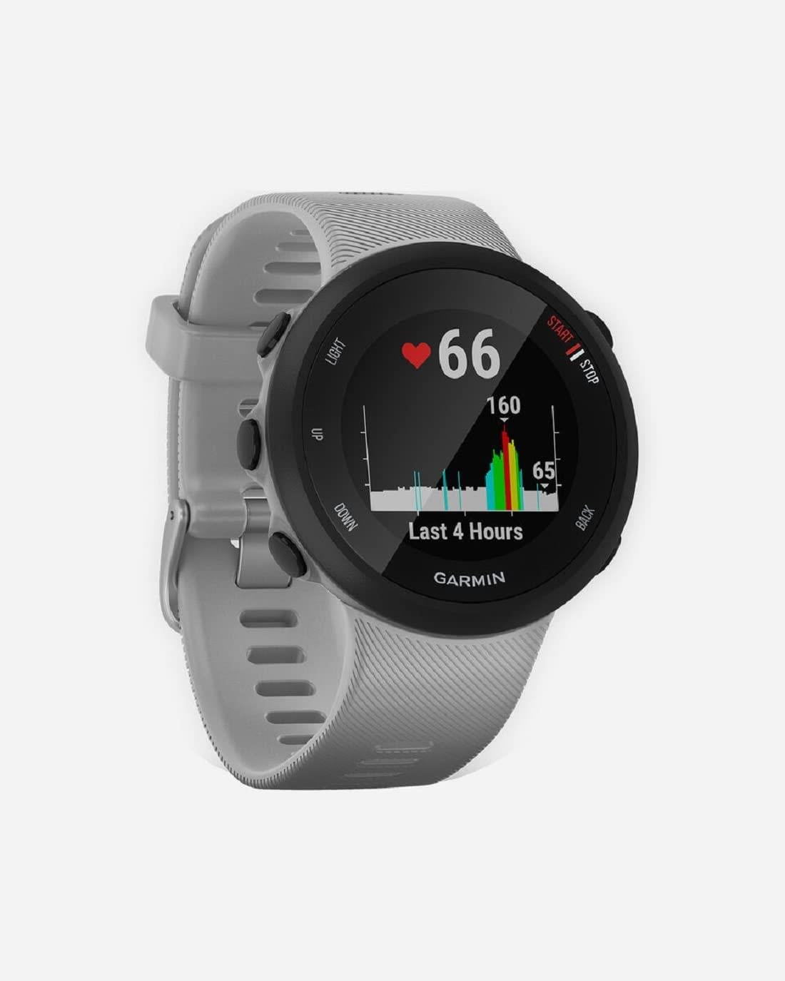 Garmin Forerunner 45 Plus GPS Running Smartwatch Fitness Tracker - Powder Grey