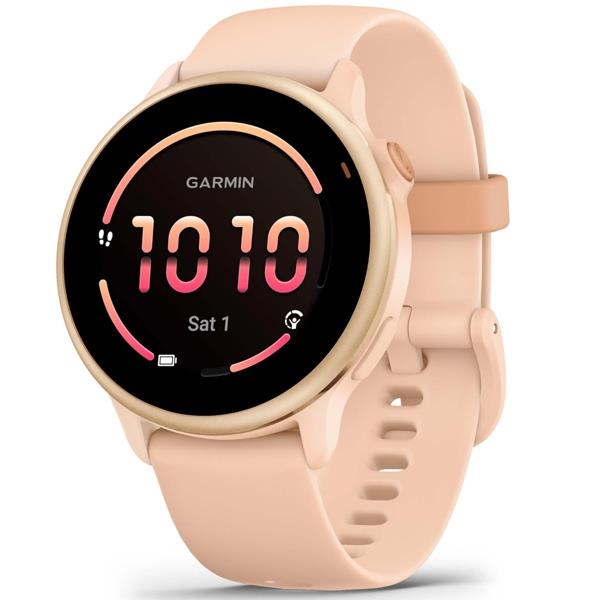 Garmin Vivoactive 6 GPS Smart Watch Sports Activity Monitor Pink Dawn Metallic