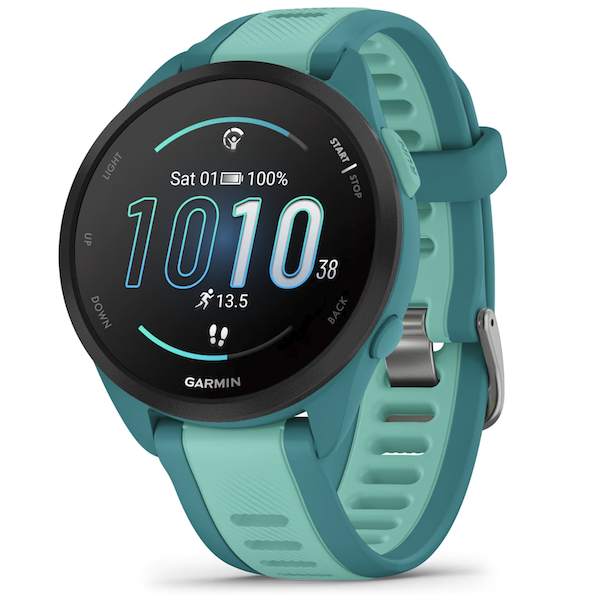 Garmin Forerunner 165 Music Running Smartwatch GPS Heart Rate - Turquoise