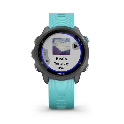 Garmin Forerunner 245 Music GPS Running Watch with Heart Rate Monitor - Aqua