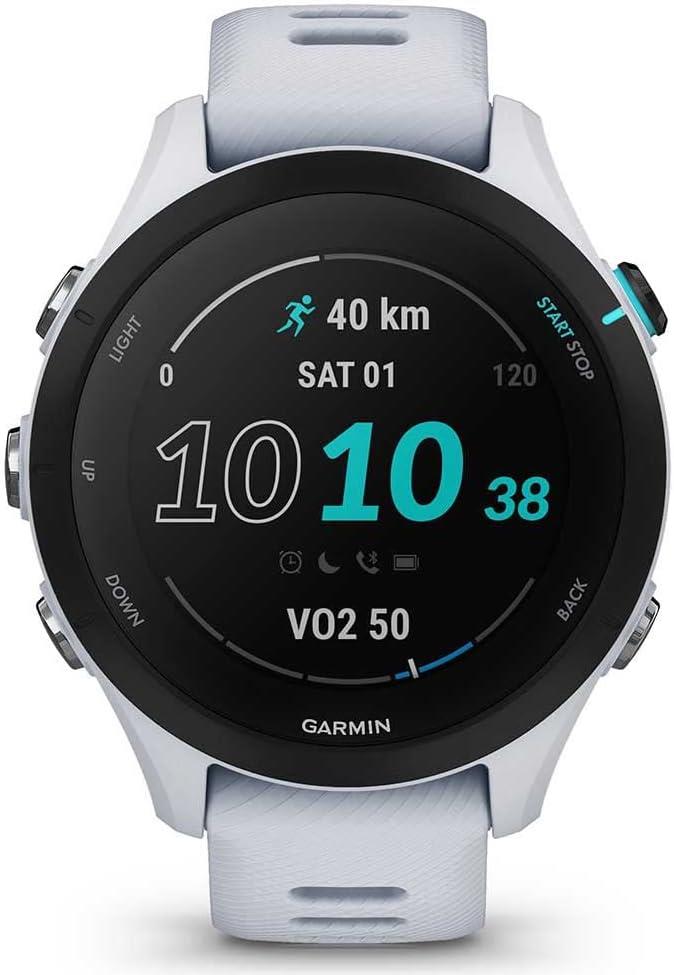 Garmin Forerunner 255s Music Running GPS Sports Watch Whitestone Newly Overhauled