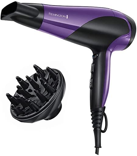 Remington Hair Dryer Women's Professional Dryer with Ionic Conditioning 2200W Purple - D3190