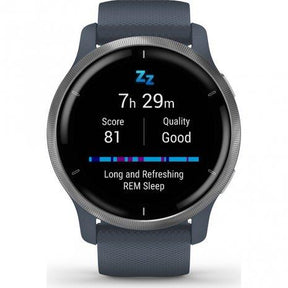 Garmin Venu 2 Smartwatch Heart Rate Monitor GPS Activity Watch - Granite Blue