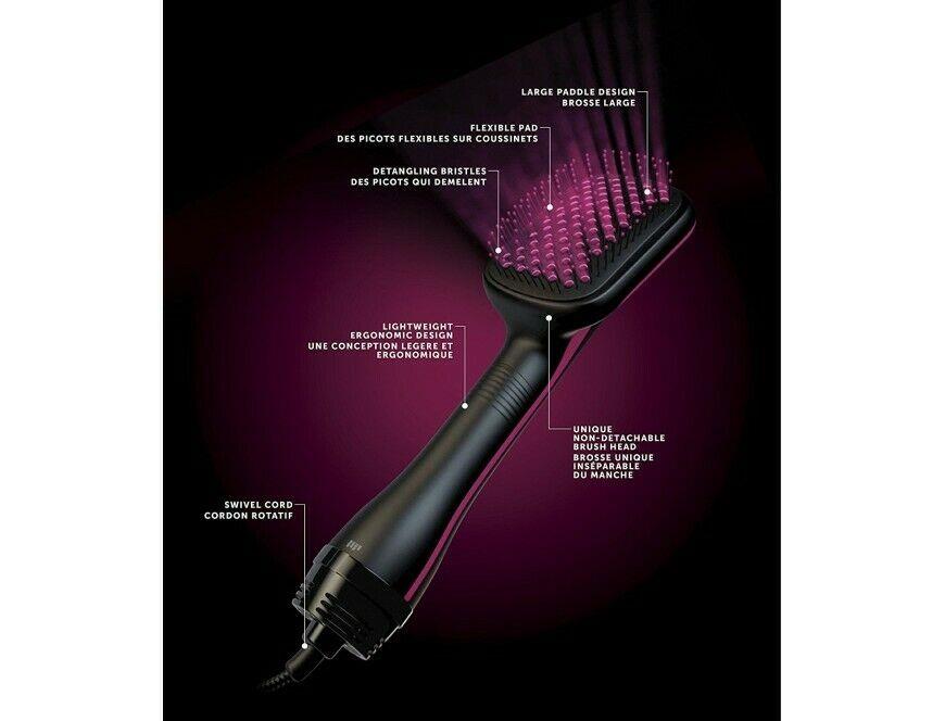 Revlon Paddle Brush Pro Salon One Step Hair Dryer and Styler Hair Brush - DR5212