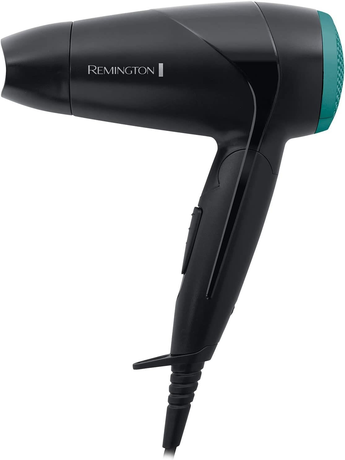 Remington Folding Travel Hairdryer with Mini Concentrator and Diffuser - D1500