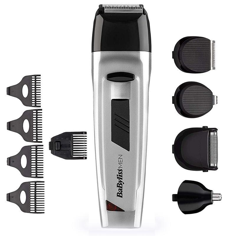 Babyliss Hair Clippers Mens 8 in 1 Grooming Kit Body Hair Clipper Beard Trimmer - 7056NU