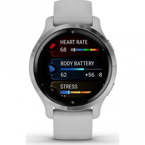 Garmin Venu 2S Smartwatch Heart Rate Monitor GPS Watch - Mist Grey Newly Overhauled