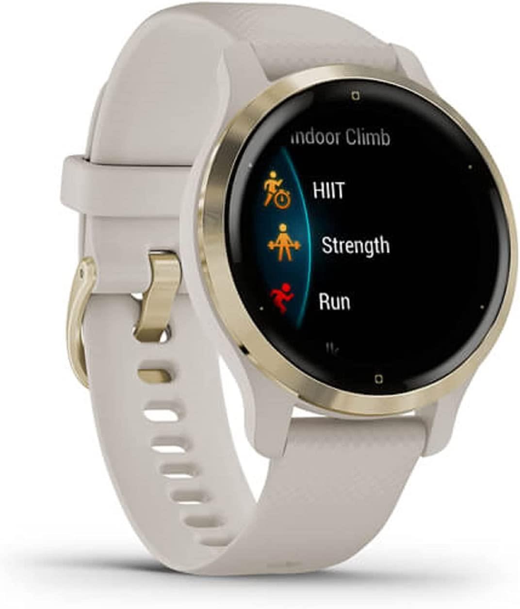 Garmin Venu 2S Smartwatch Heart Rate Monitor GPS Watch - Gold Tundra Newly Overhauled