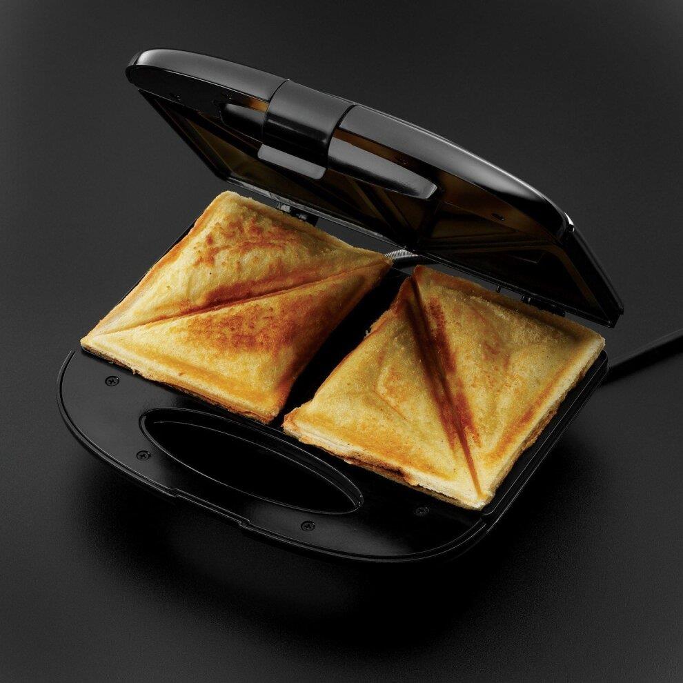 Russell Hobbs Sandwich Toaster Toastie Maker Two Slice Black - 24520