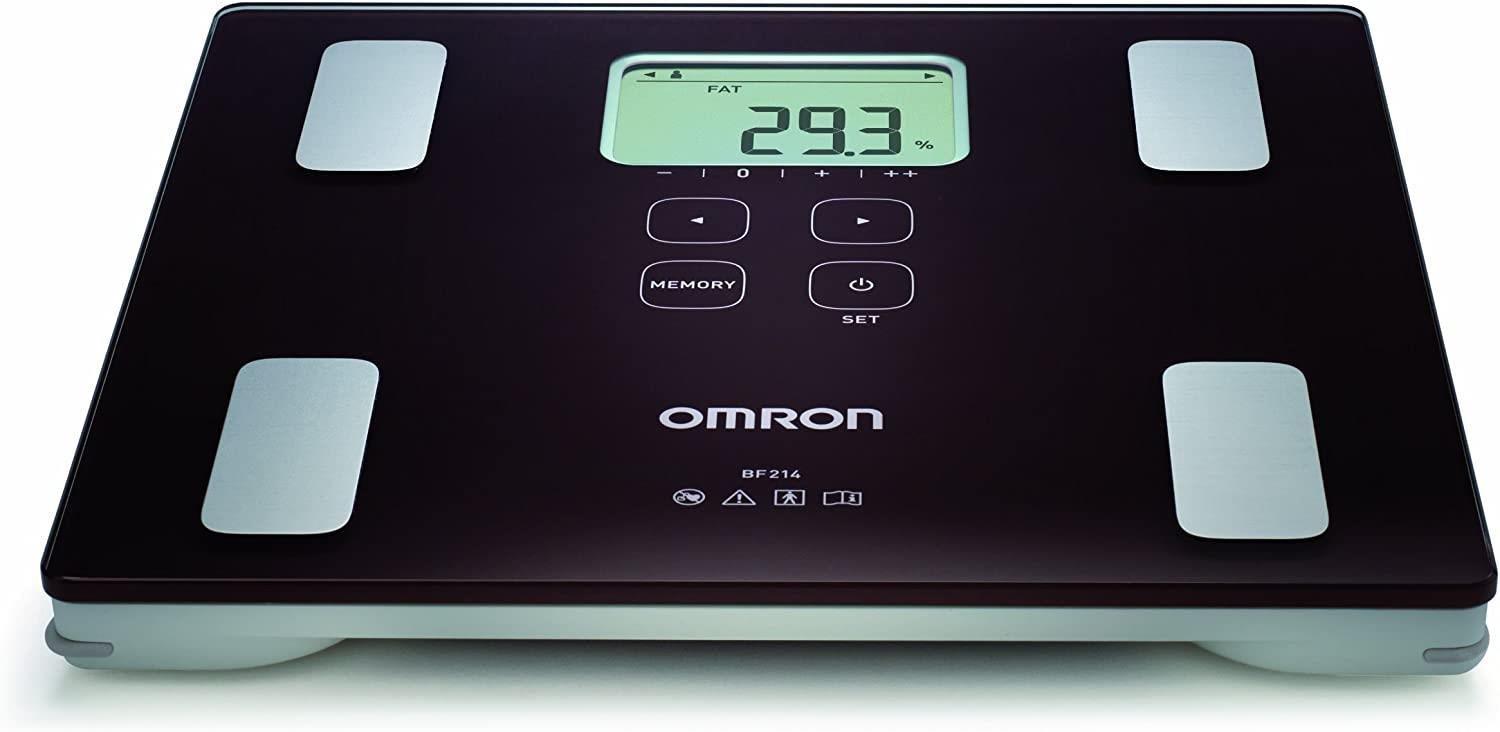 Omron Body Composition and Body Fat Monitor Bathroom Scale - BF214