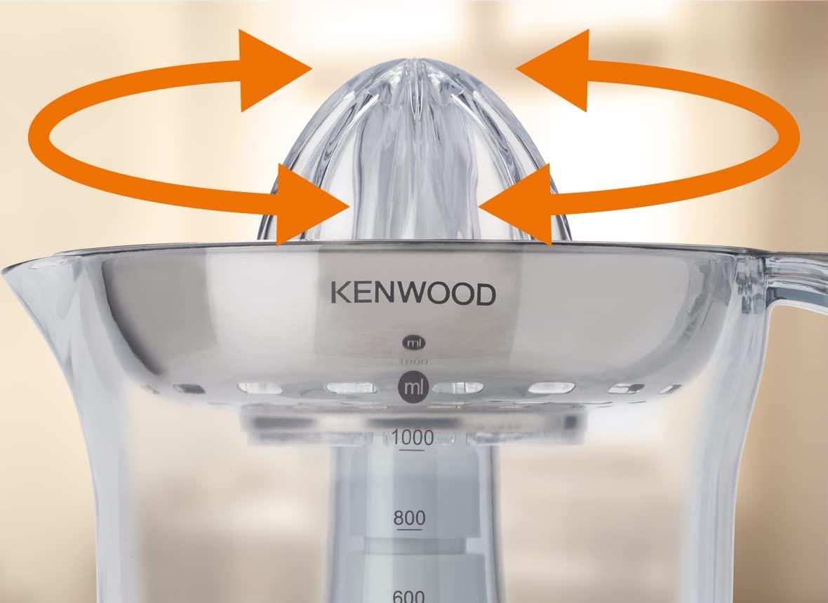 Kenwood JE290 Citrus Fruit Juicer Juice Press Juice Extractor 1Litre 40W - White