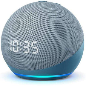 Amazon Echo Dot + LED Clock 4th Gen Smart Speaker With Alexa - Twilight Blue