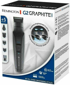 Remington G2 Graphite Electric Beard Shaver Body Groomer Nose Hair Trimmer Kit - PG2000