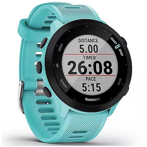 Garmin Forerunner 55 GPS Running Smartwatch Fitness Tracker - Black Newly Overhauled