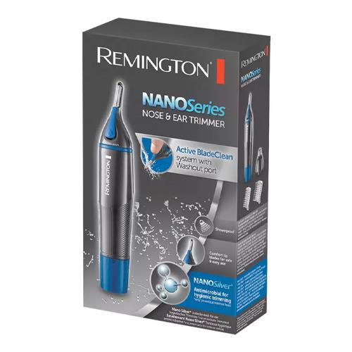 Remington Nasal Trimmer 2 in One Mens Nasal Trimmer Set Nose Hair Remover Clipper Kit - NE3850