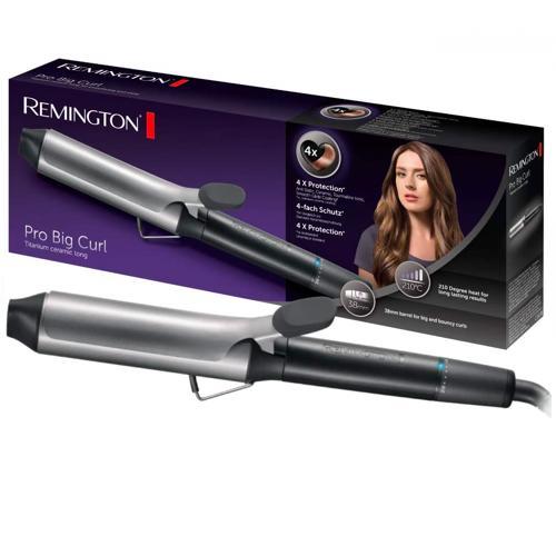 Remington Pro Big Curl Curling Tong 38mm Barrel Curling Wand with Clip - CI5538