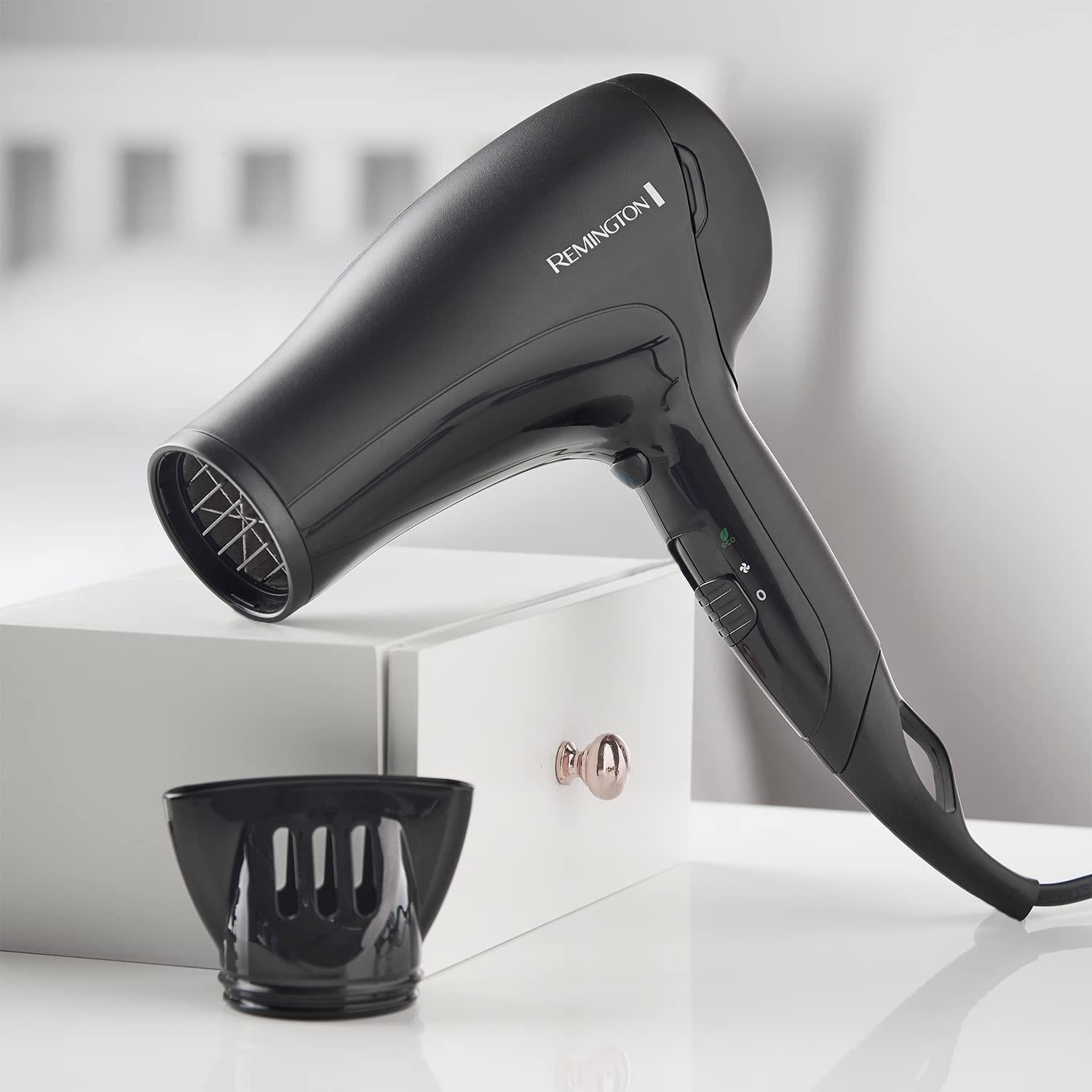 Remington Hair Dryer Power Dry Lightweight Travel Dryer 2000 W - D3010