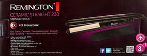 Remington Ceramic Straightener Straight 230 Hair Straighteners - S3500