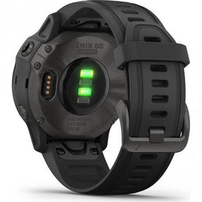 Garmin Fenix 6S Sapphire Carbon Grey DLC GPS Triathlon Watch - Black